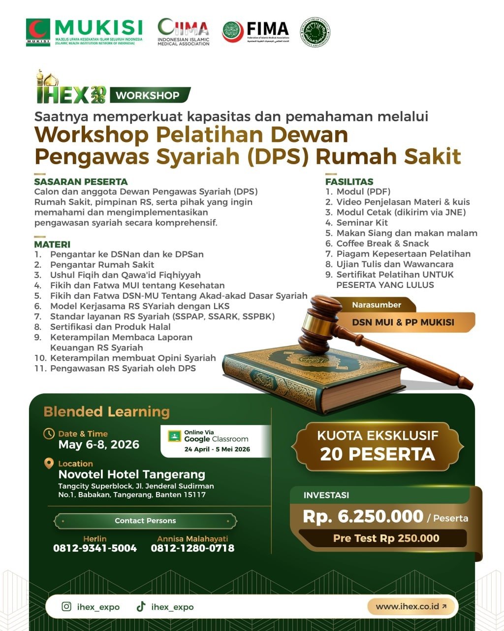 Workshop Pelatihan DPS Rumah Sakit
