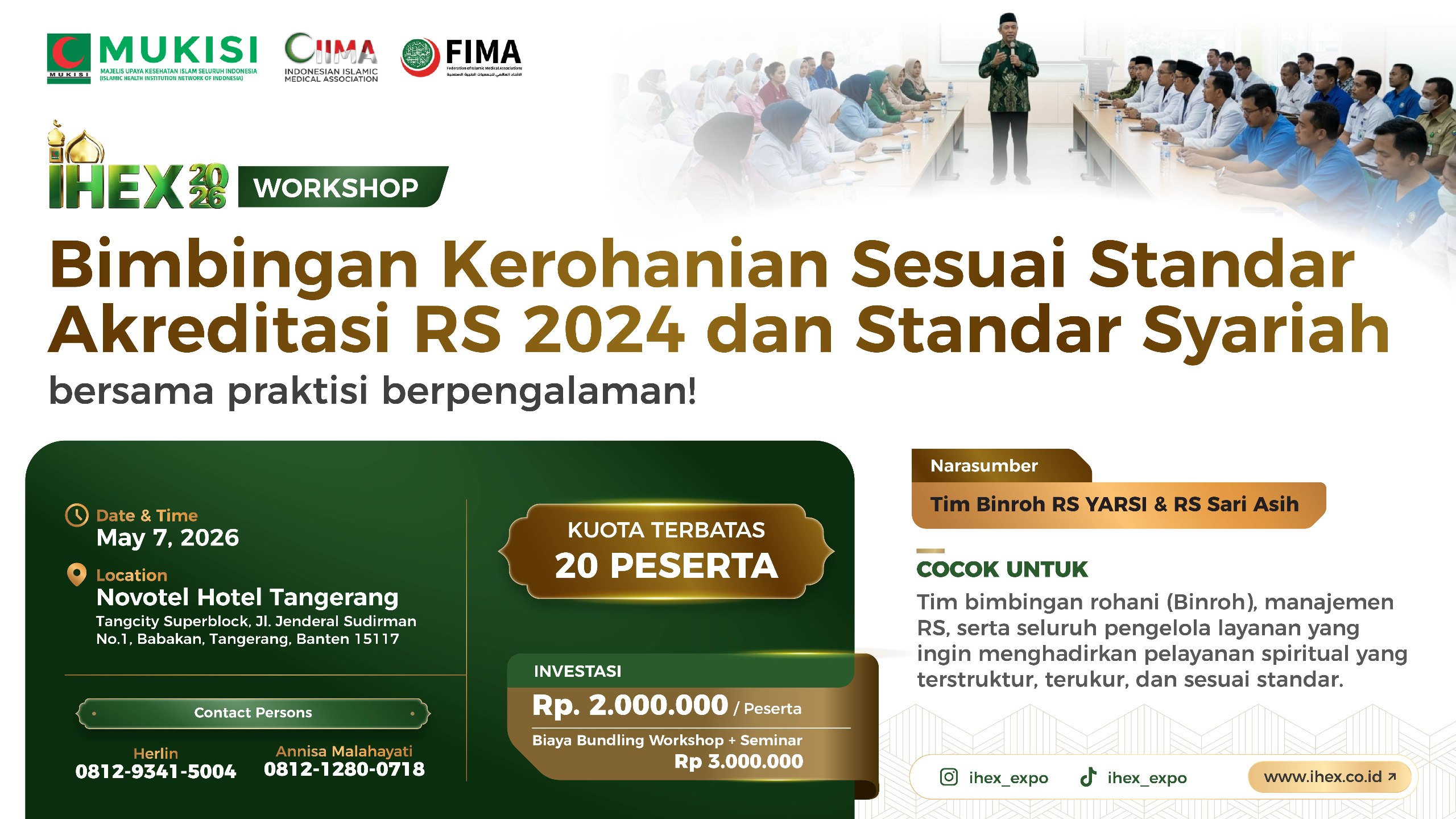 Bimbingan Kerohanian Sesuai Standar Akreditasi RS 2024 dan Standar Syariah