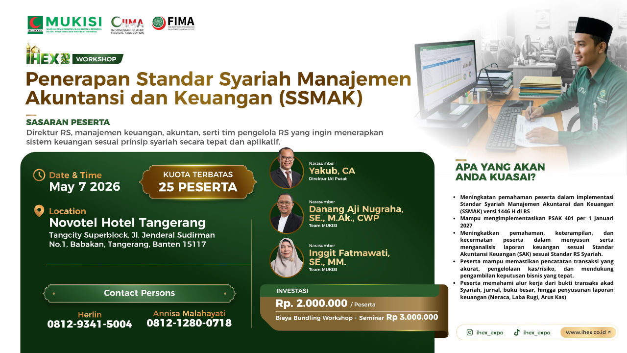 Penerapan Standar Syariah Manajemen Akuntansi dan Keuangan (SSMAK)